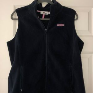 Vineyard Vines Navy Vest- Fleece